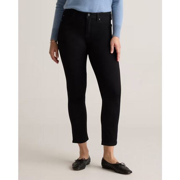 Quince Stretch Mid Rise Slim Stright Jeans Size 30/28 NWT - Picture 1 of 8